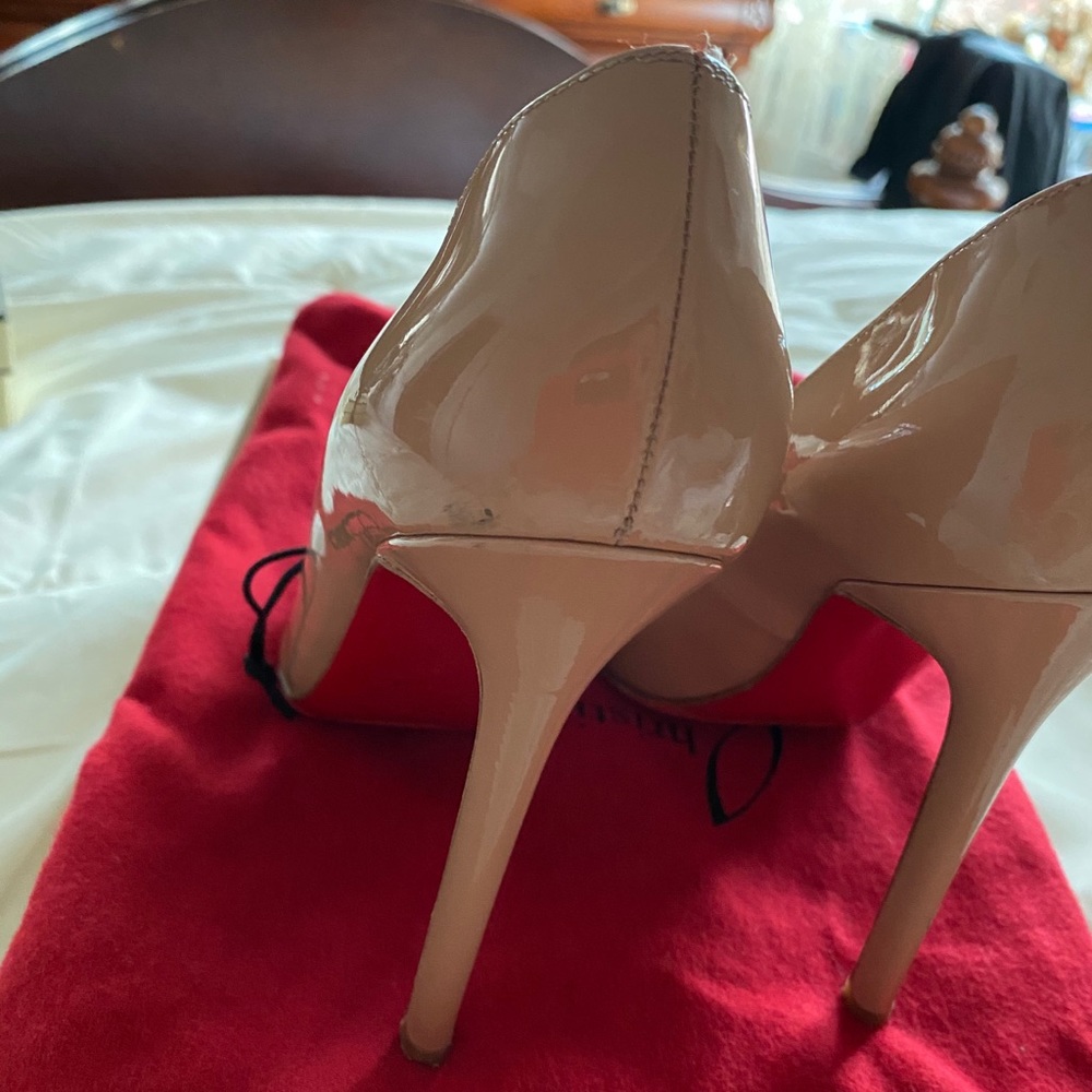 Christian Louboutin - Pigalle 120 Nude Patent 36 - Picture 4 of 6